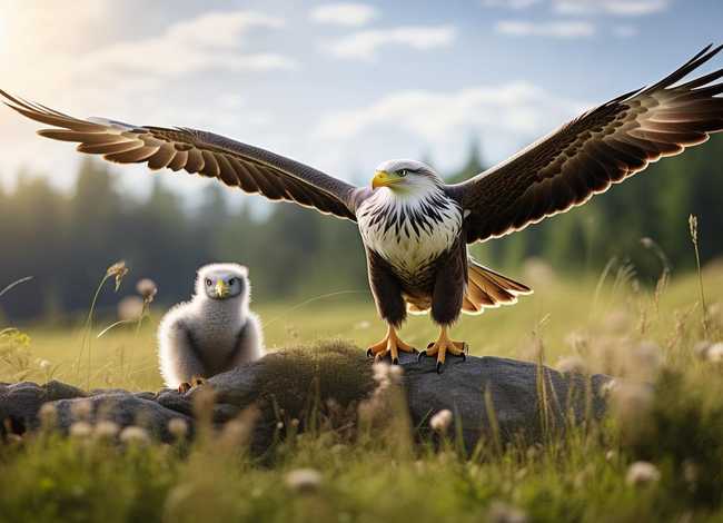 老鹰的幼儿故事 - 老鹰的幼儿故事大全