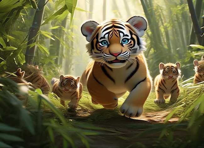 小老虎王王的儿童故事（小老虎幼儿故事）