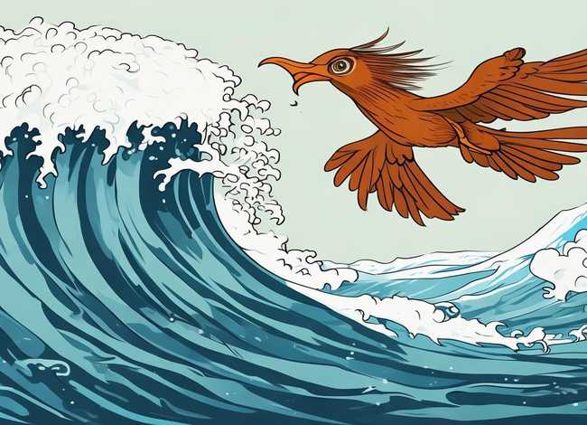 精卫填海故事简笔画（精卫填海故事简笔画起因经过结果）