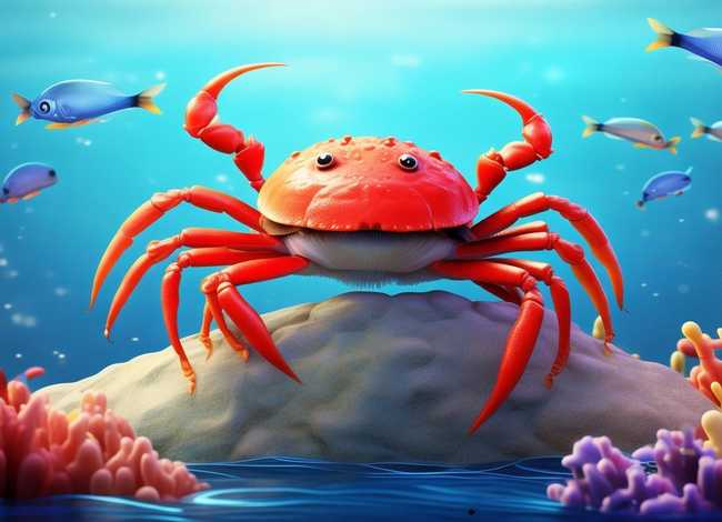 螃蟹小故事文字，螃蟹小故事文字图片
