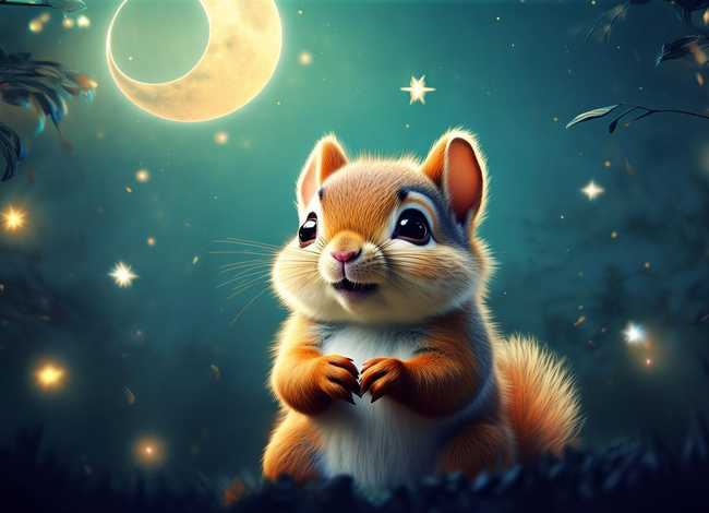 儿童绘本故事小松鼠的月亮、小松鼠的月亮绘本故事教案