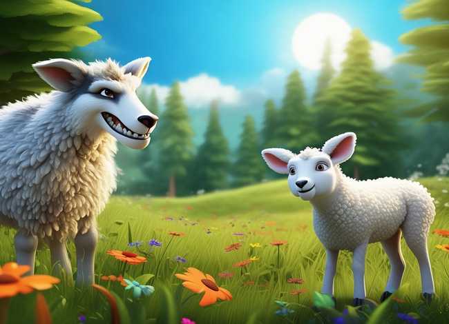儿童故事狼和小羊、幼儿故事狼和小羊视频