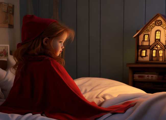 小红帽儿童故事书睡前故事，小儿故事睡前故事小红帽