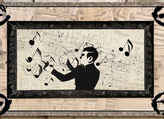 音乐家的故事手抄报；音乐家的故事手抄报聂耳图片黑白