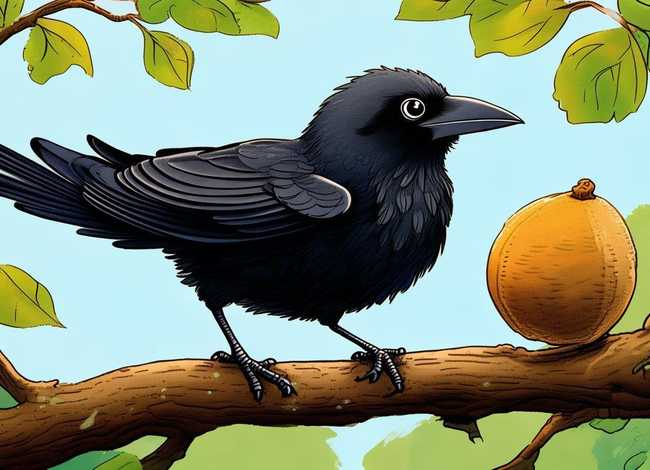 克雷洛夫寓言小乌鸦儿童画 克雷洛夫寓言中的小乌鸦告诉我们什么道理