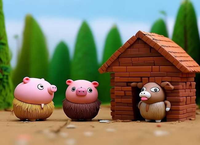 三只小猪视频儿童故事、三只小猪的视频故事