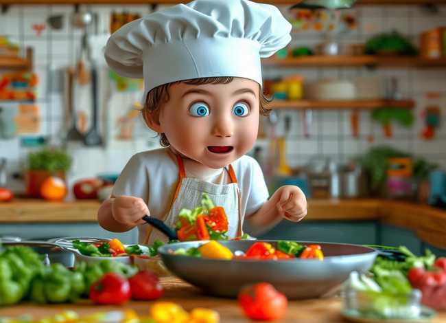 儿童炒菜食谱绘本（幼儿食谱炒菜大全）