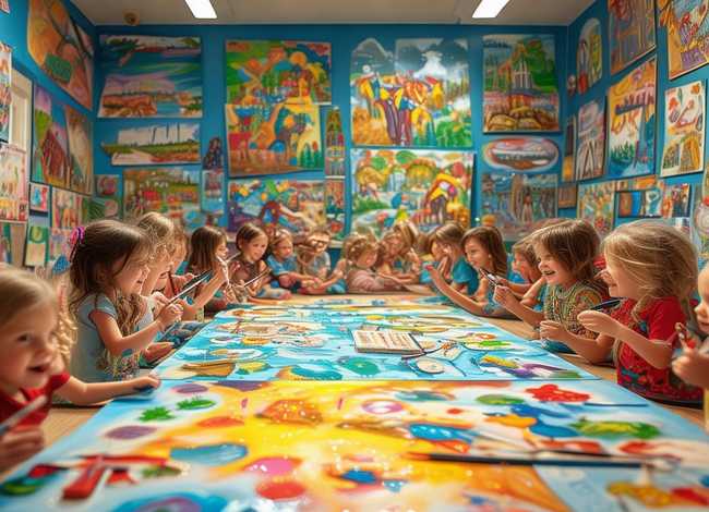 少儿画画讲故事，少儿画画讲故事图片