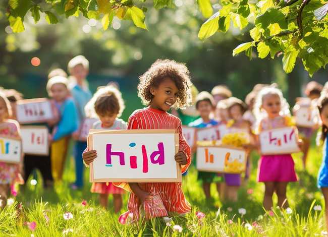 儿童的英语单词 - 小孩儿童的英语单词