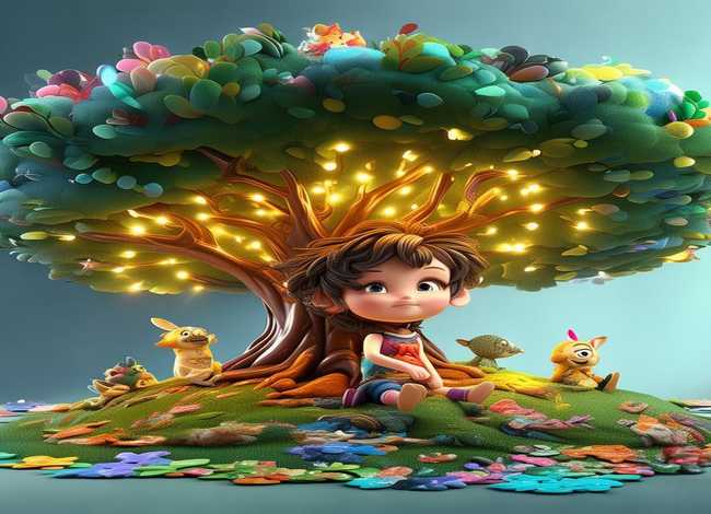 儿童故事配画面、幼儿故事配画教案