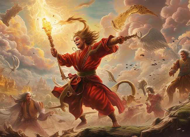 孙悟空大闹天宫故事完整版，孙悟空大闹天宫故事完整版名著