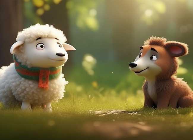 儿童故事小羊和小狼，幼儿故事小羊和狼的故事