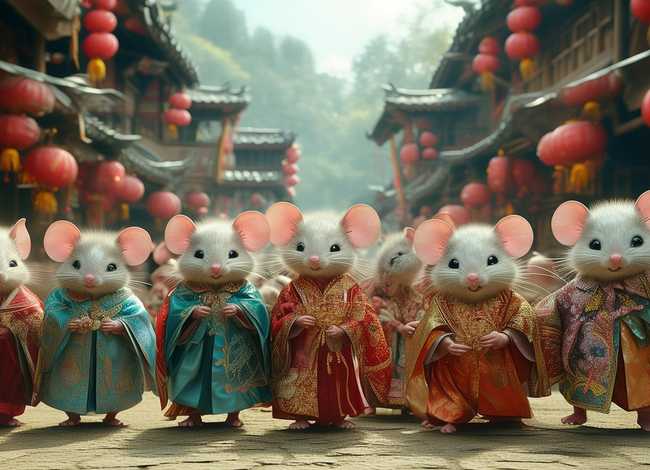 老鼠嫁女故事图片（老鼠嫁女故事图片手抄报）