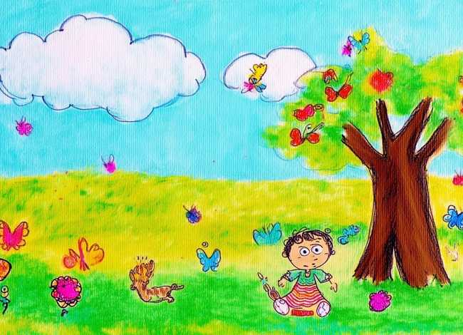 简单的故事儿童画，简单画出来的故事