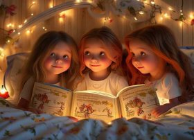 三姐妹的故事儿童睡前故事；睡前故事中的三姐妹叫什么