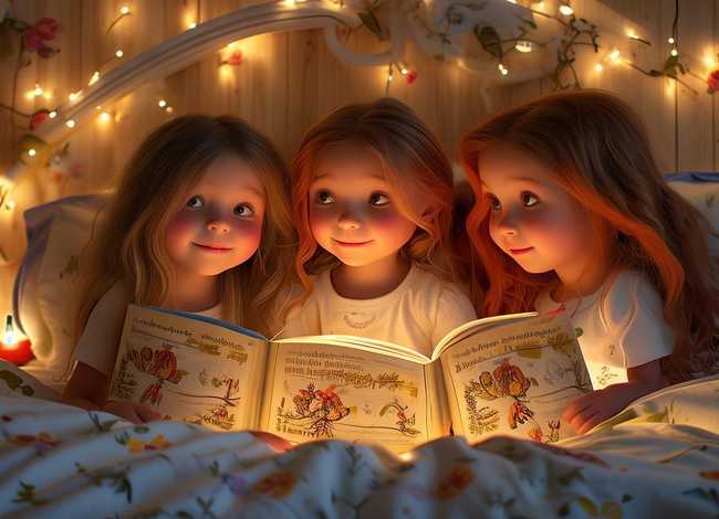 三姐妹的故事儿童睡前故事；睡前故事中的三姐妹叫什么