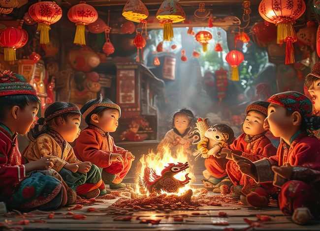 关于新年春节的儿童故事（关于春节的幼儿故事）