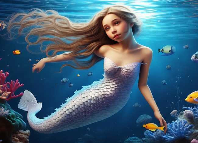 美人鱼的故事睡前故事儿童故事，少儿睡前故事美人鱼的故事