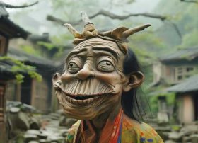 东施效颦的故事及寓意图片、东施效颦的故事及寓意图片简短