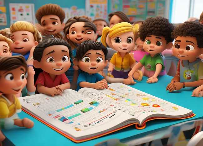 数学绘画故事四年级；数学故事画报四年级