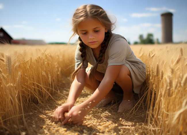 捡麦穗故事；捡麦穗的故事情节