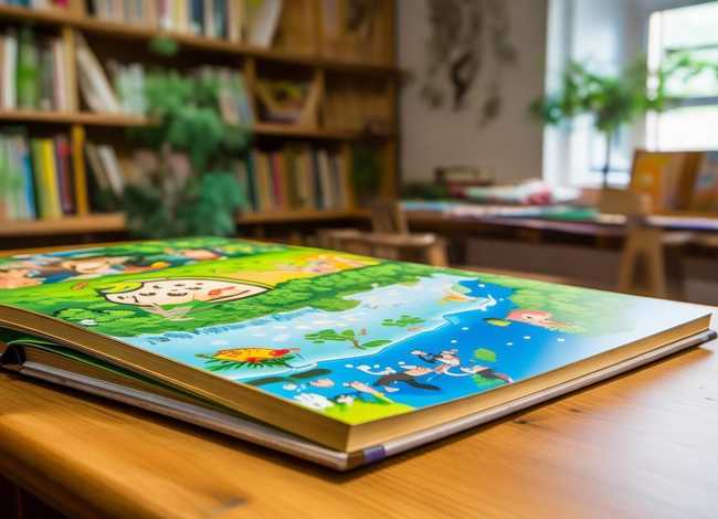 环保印刷儿童故事书、环保故事图书制作