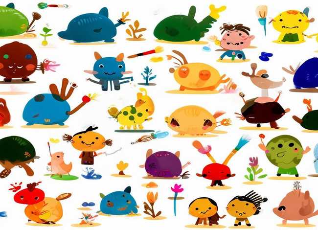 外国儿童画小动物 外国儿童画小动物怎么画