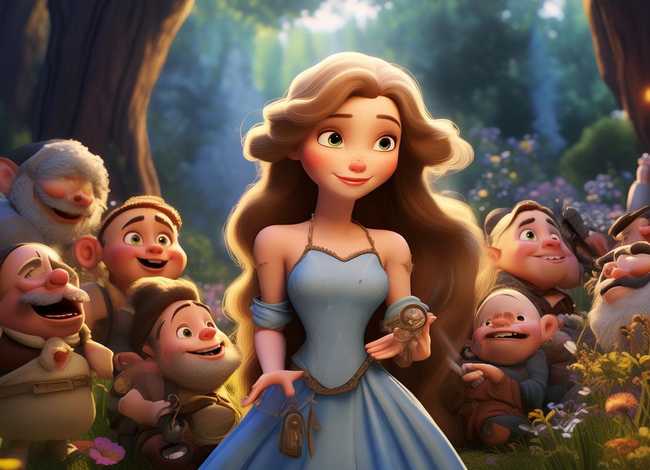 儿童故事白雪公主和七个小矮人、幼儿故事白雪公主和七个小矮人视频