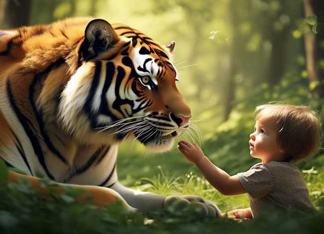 老虎和小孩故事视频，老虎和小孩故事视频在线观看