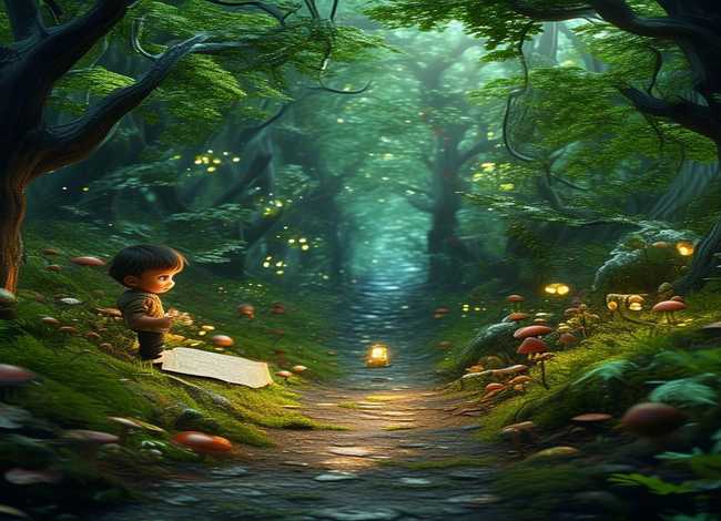 儿童故事秘密的小路 - 秘密小路绘本故事