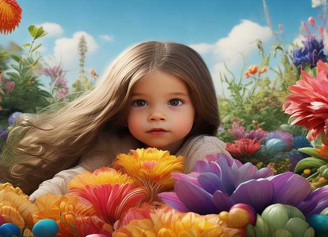 吃头发的小女孩故事，吃头发的小女孩故事图片