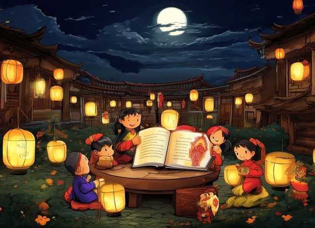 儿童中秋节古诗大全300首；中秋节少儿古诗