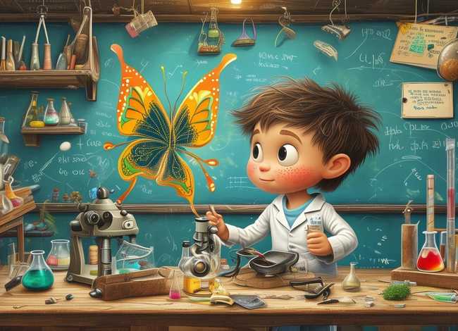 幼儿科学家的故事，幼儿科学家的故事简笔画