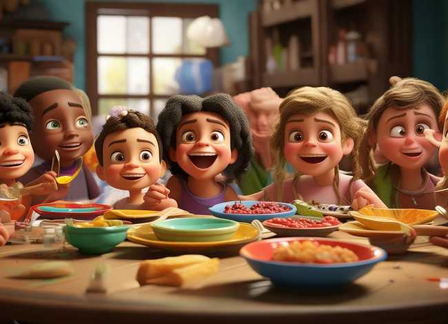 讲儿童吃饭的故事 - 小朋友讲吃饭的故事