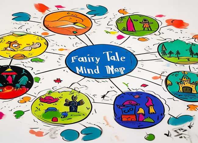 三年级童话故事导图儿童画，三年级故事思维导图简单画法
