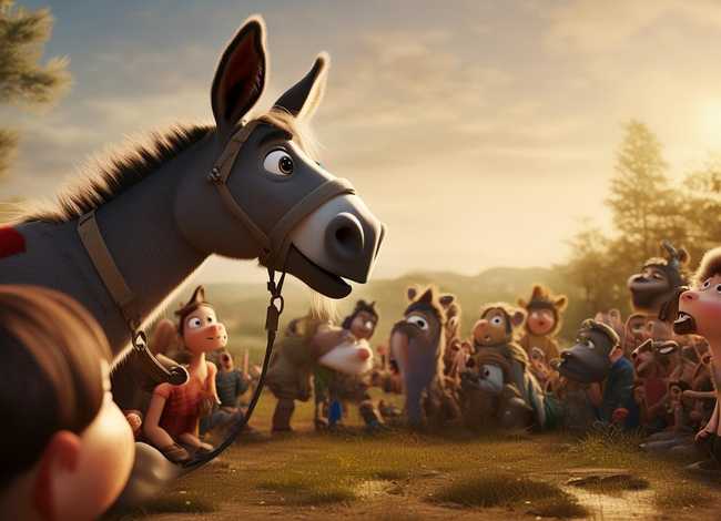 讲驴的故事；驴说话的故事