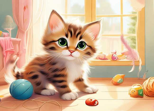 小猫的故事幼儿故事绘画 - 小猫的故事幼儿故事绘画图片