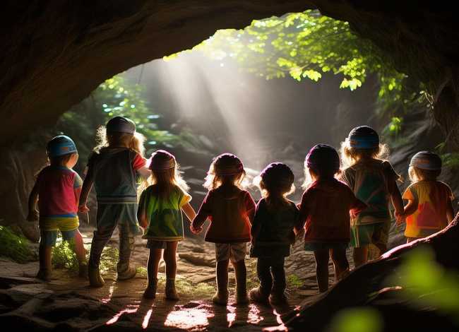 儿童探洞文案（儿童探洞文案简短）