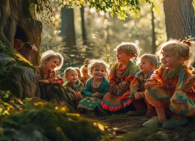 儿童民间故事文字；民间故事 幼儿