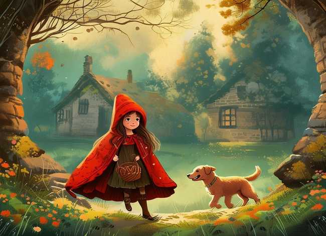 儿童故事小红帽的故事英文版（小红帽的故事英语版简单）