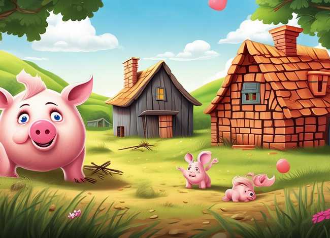 儿童英语小短剧 儿童英语短剧剧本《三只小猪》