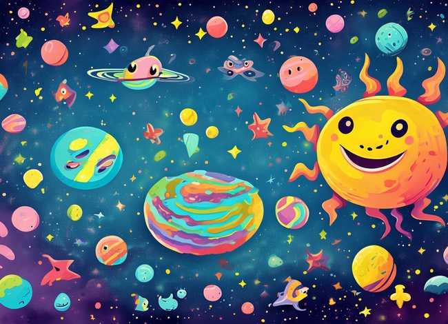 儿童插画太空、儿童插画太空图片