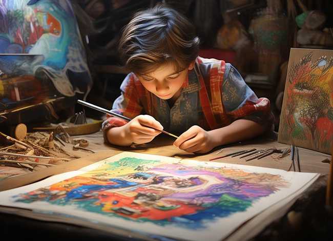 画画故事视频，绘画故事视频