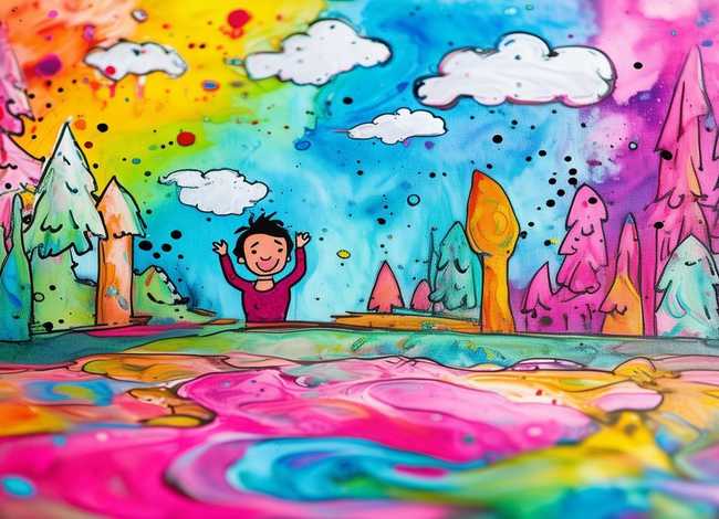 儿童水粉画简介说明（儿童水粉画简介说明怎么写）