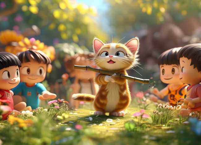 滥竽充数 猫小帅 儿童故事，滥竽充数故事视频 寓言故事