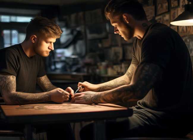 纹纹身故事 纹身师的小故事