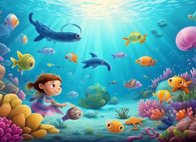 儿童故事海洋生物，海洋生物故事文字版