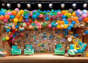 亲子故事会背景图；亲子故事比赛背景图