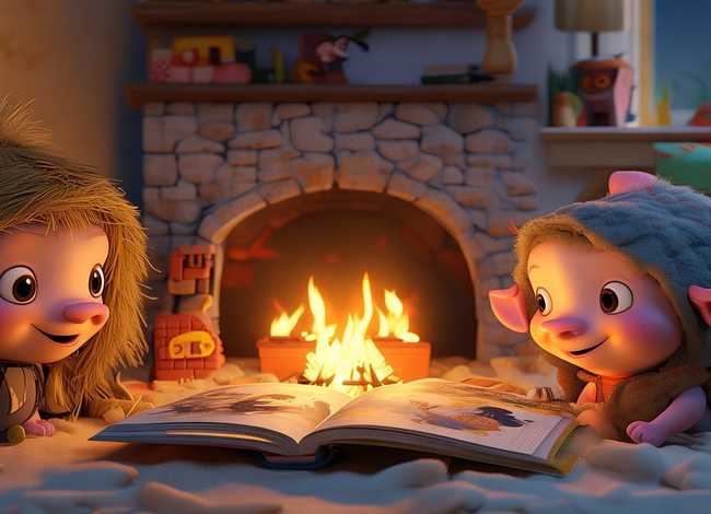 小孩睡前故事三只小猪，小孩故事睡前故事三只小猪