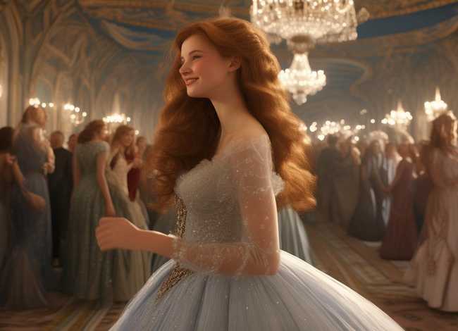 灰姑娘童话故事图片配图（灰姑娘童话图片大全）